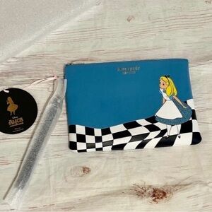Disney x Kate Spade Alice in Wonderland Large Wristlet **limited edition **
